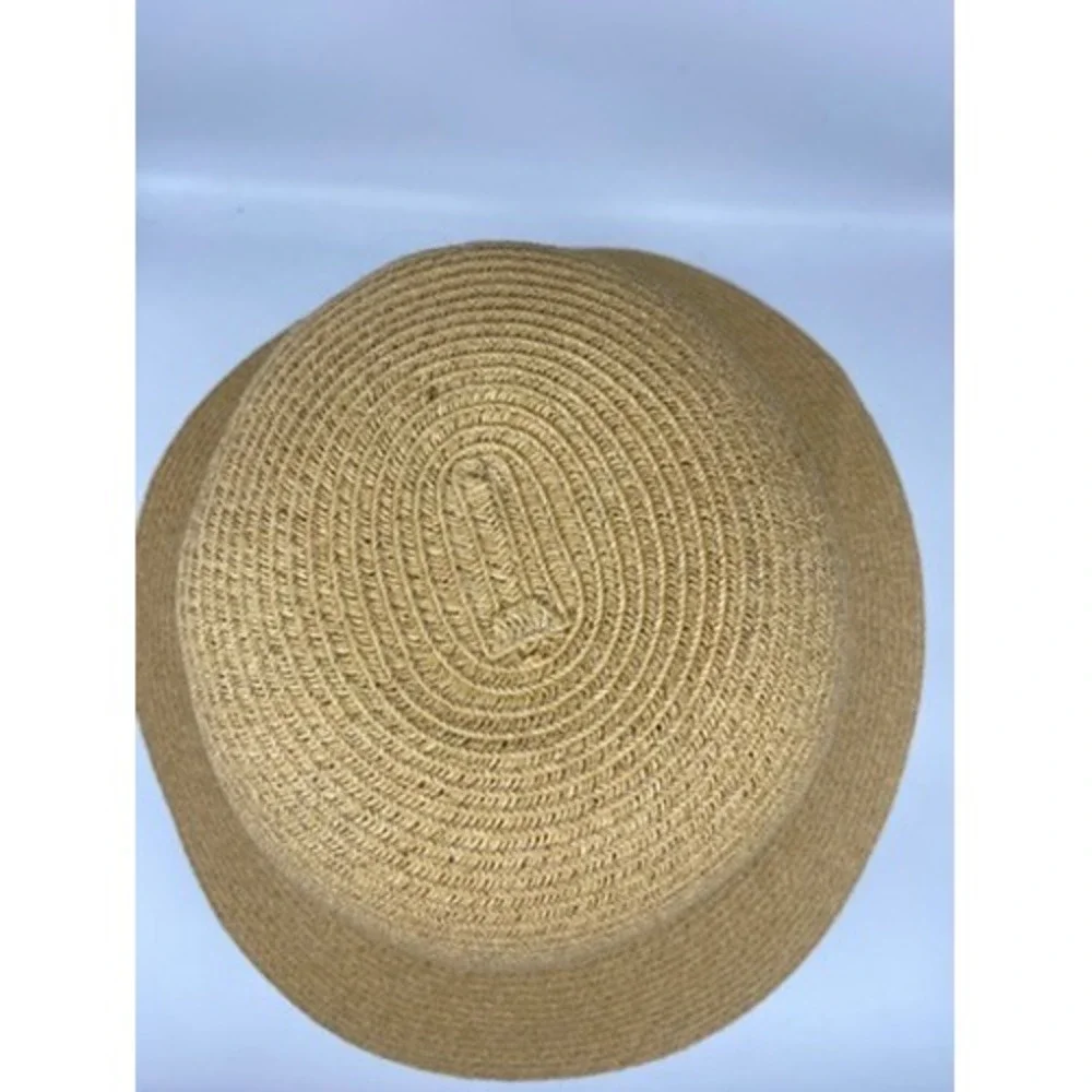 San Diego Hat Company Straw Cloche Hat Women OS Tan Black Bow Adjustable